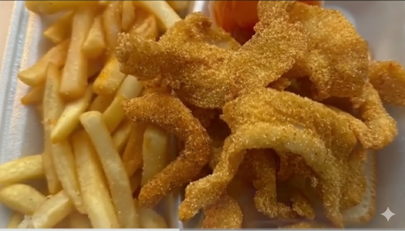 Load video: Video showing the H&amp;H family serving fried buffalo fish dinners and detailing our nationwide frozen shipping guarantee